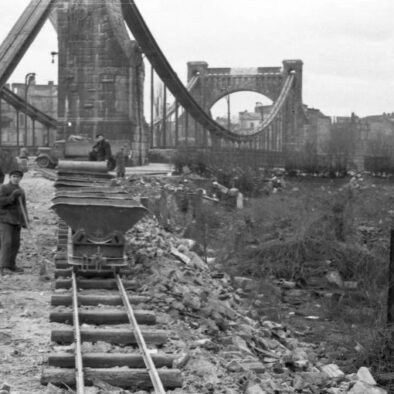 Most grunwaldzki 70 lat temu